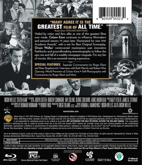 Citizen Kane: 75th Anniversary (BD)