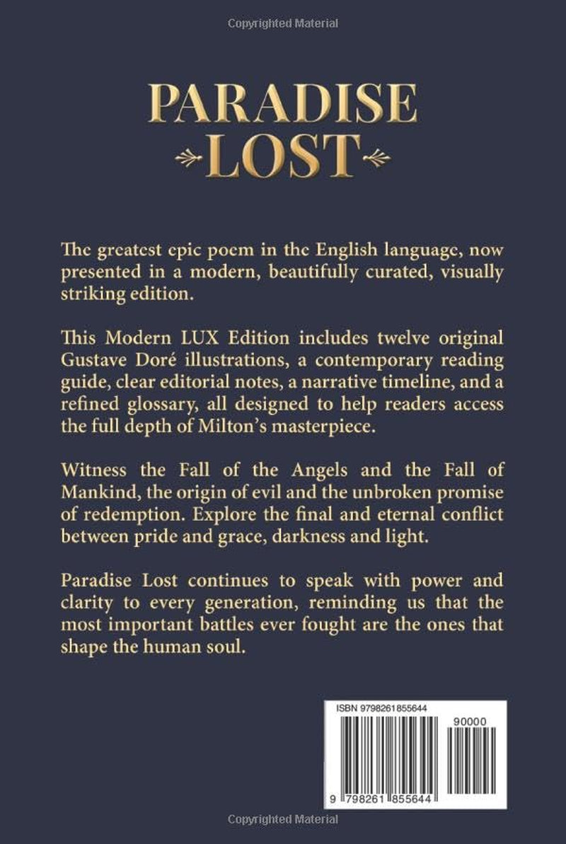 Paradise Lost – Modern LUX Edition: Annotated and Illustrated: The Original 1667 Text, Illustrated by Gustave Doré, with Modern Reading Analysis