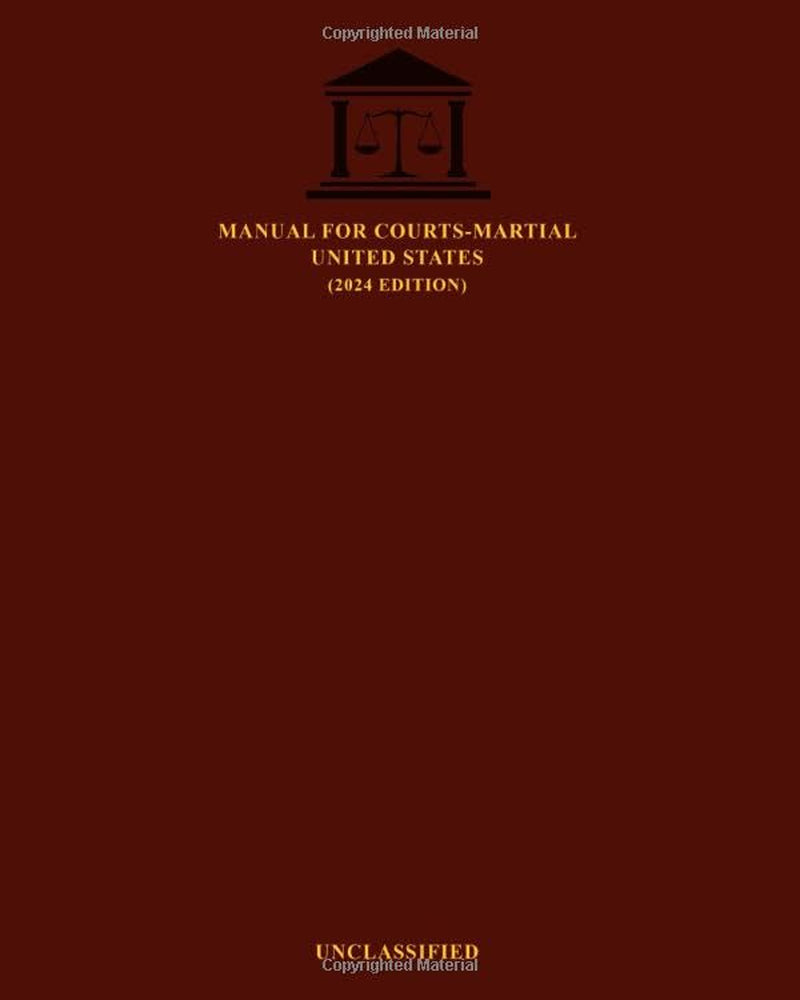 Manual for Courts-Martial United States (2024 Edition)