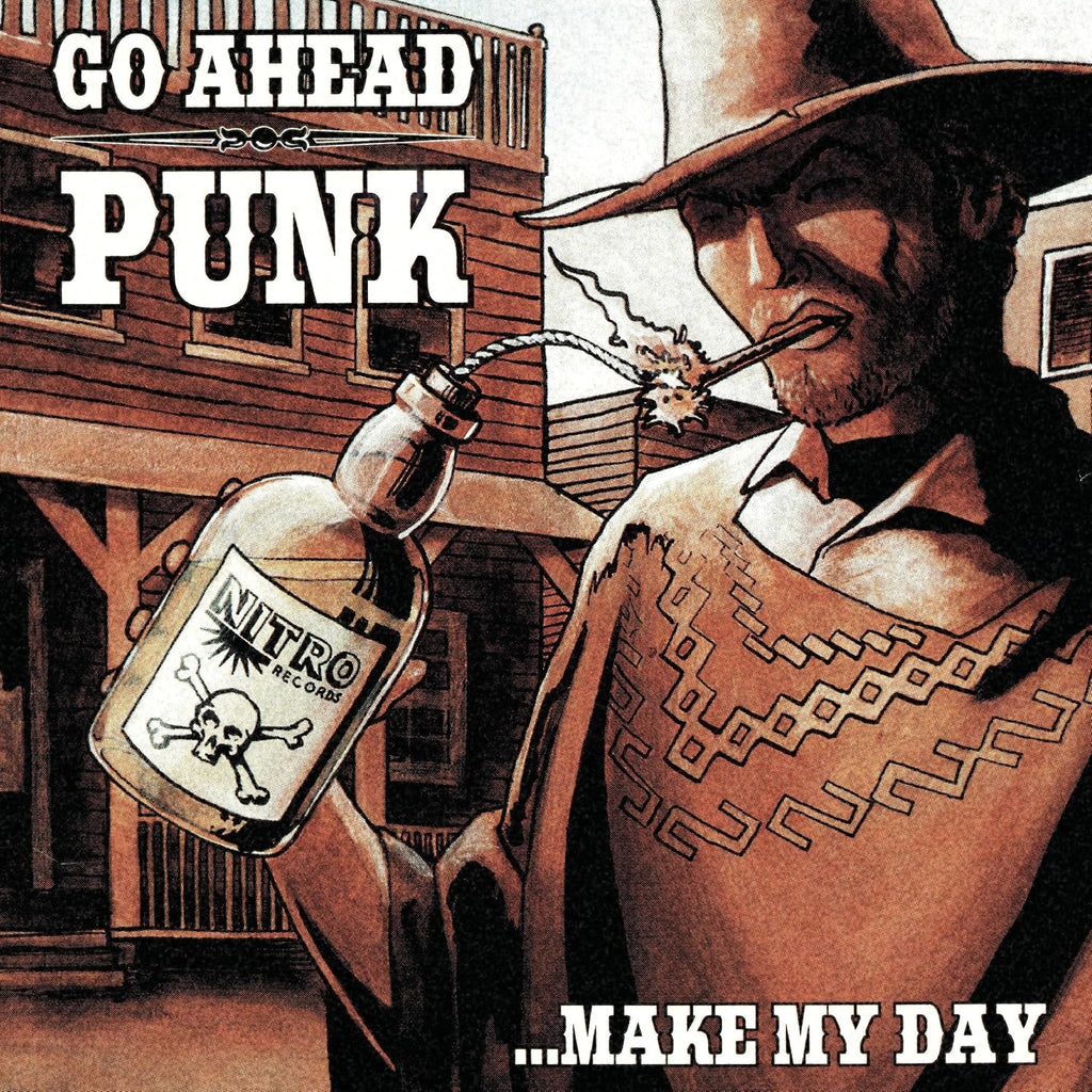 Go Ahead Punk...Make My Day Orange Splatter