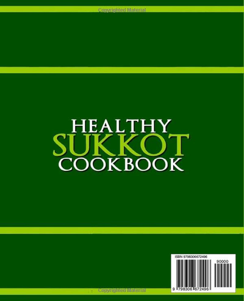 Healthy Sukkot Cookbook: Delicious Jewish Holiday Recipes
