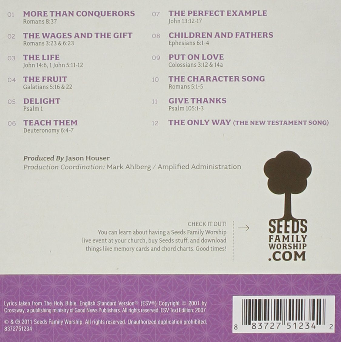 Seeds Family Worship: Seeds of Character, Vol. 6