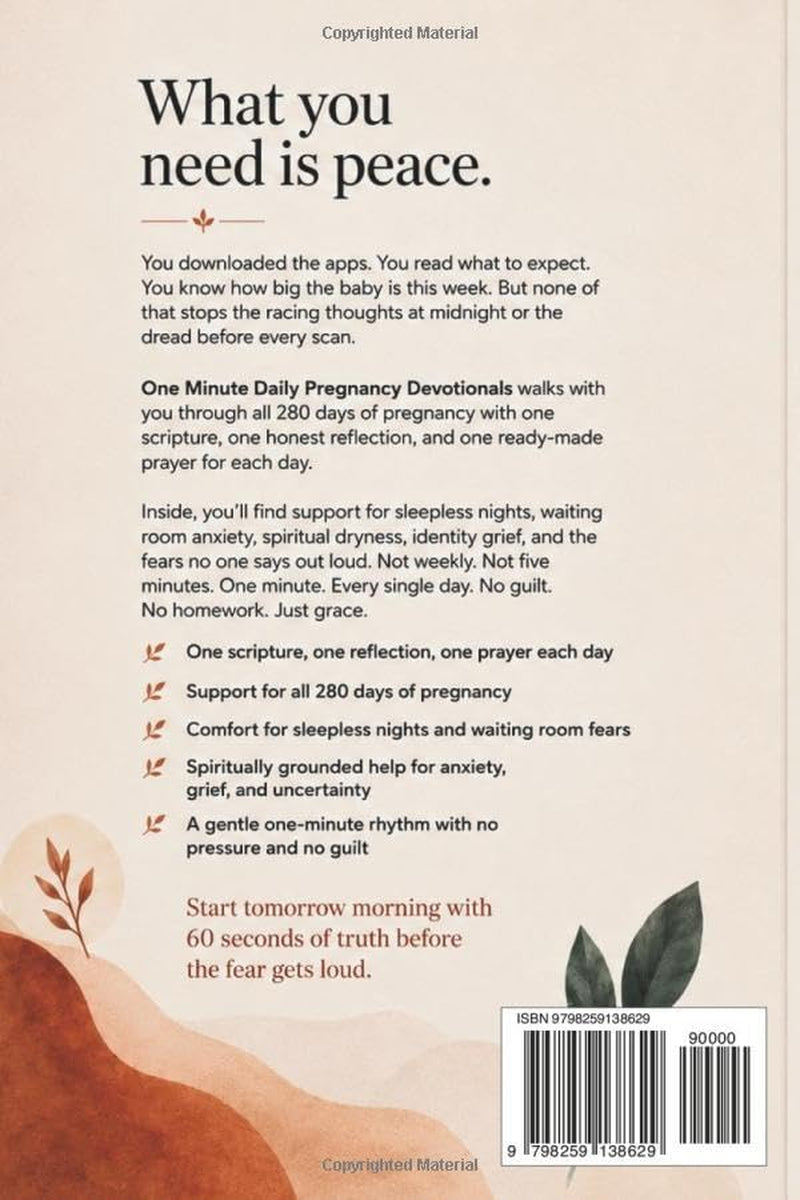 Two Minute Daily Pregnancy Devotionals for Expectant Moms: Prayers and Devotions to Calm Anxiety, Build Trust in God, and Walk Confidently Through Pregnancy