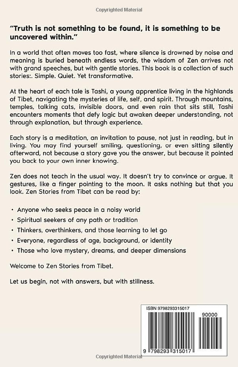 ZEN STORIES from Tibet II: 30 Zen Short Stories for a Calm, Peaceful, Clear & Open Mind