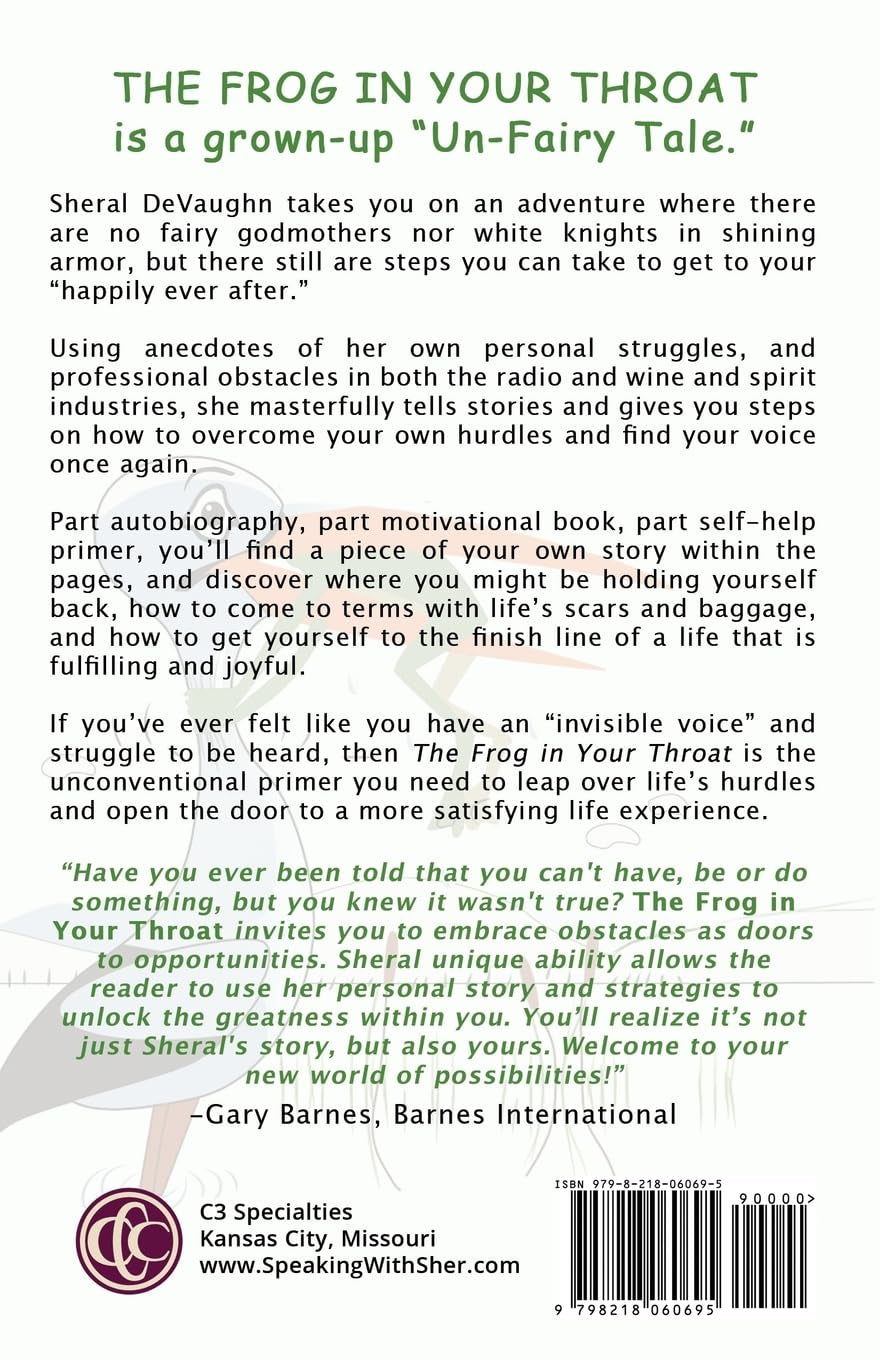 The Frog In Your Throat: An Unconventional Primer For L.E.A.P.ing Life’s Hurdles