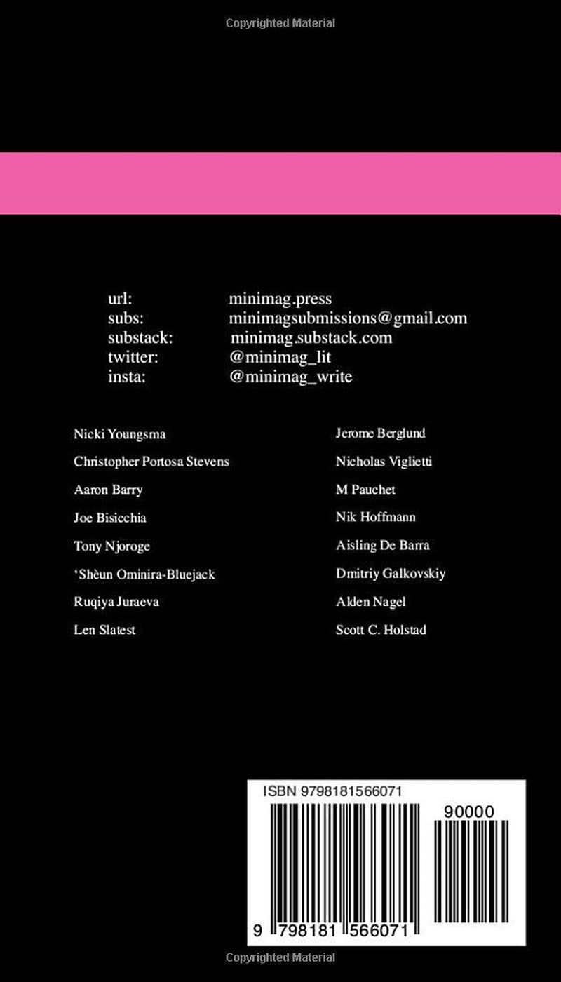 Don't Mention It: miniMAG Issue206 (miniMAGpress Anthology)