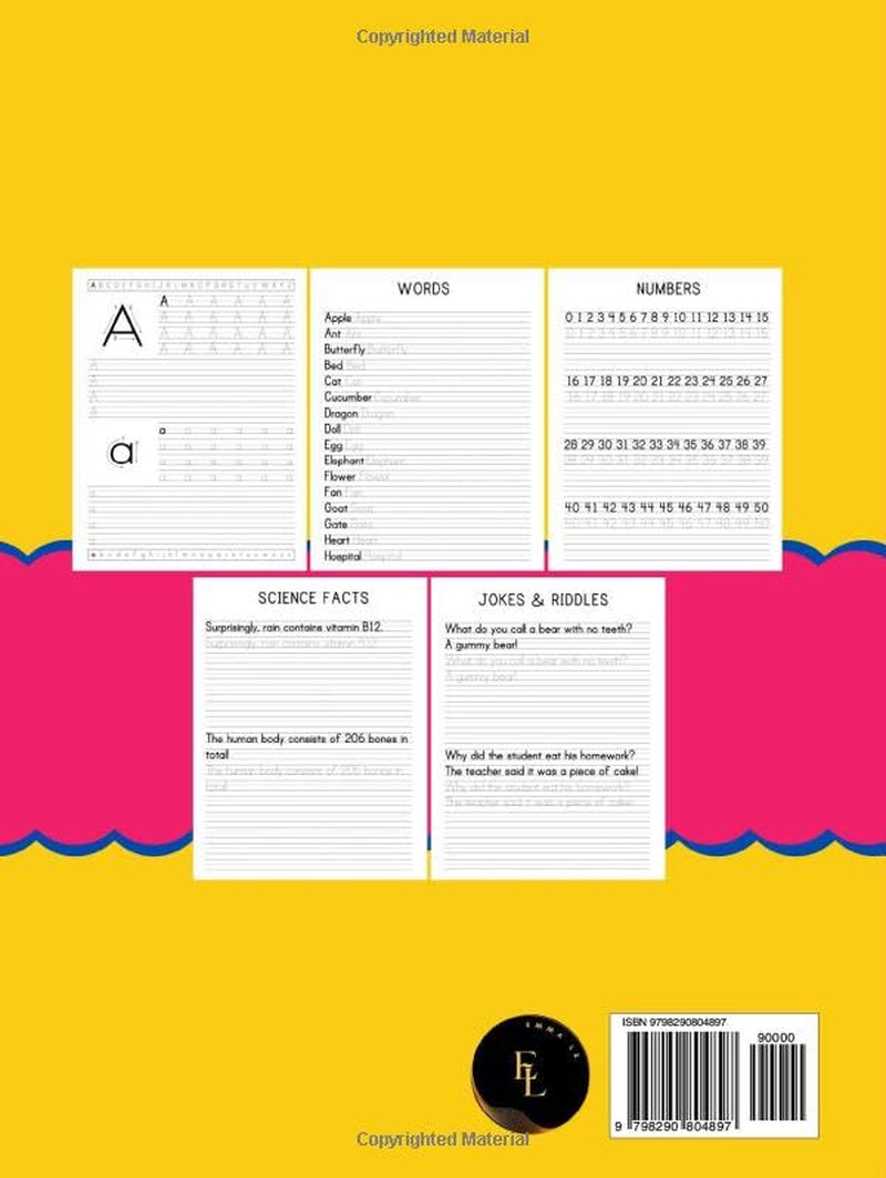 The Print Handwriting Workbook for Kids Ages 8-12: Improve Your Penmanship and Writing Skills with 123 Mind-Blowing Science Facts (Hardcover)