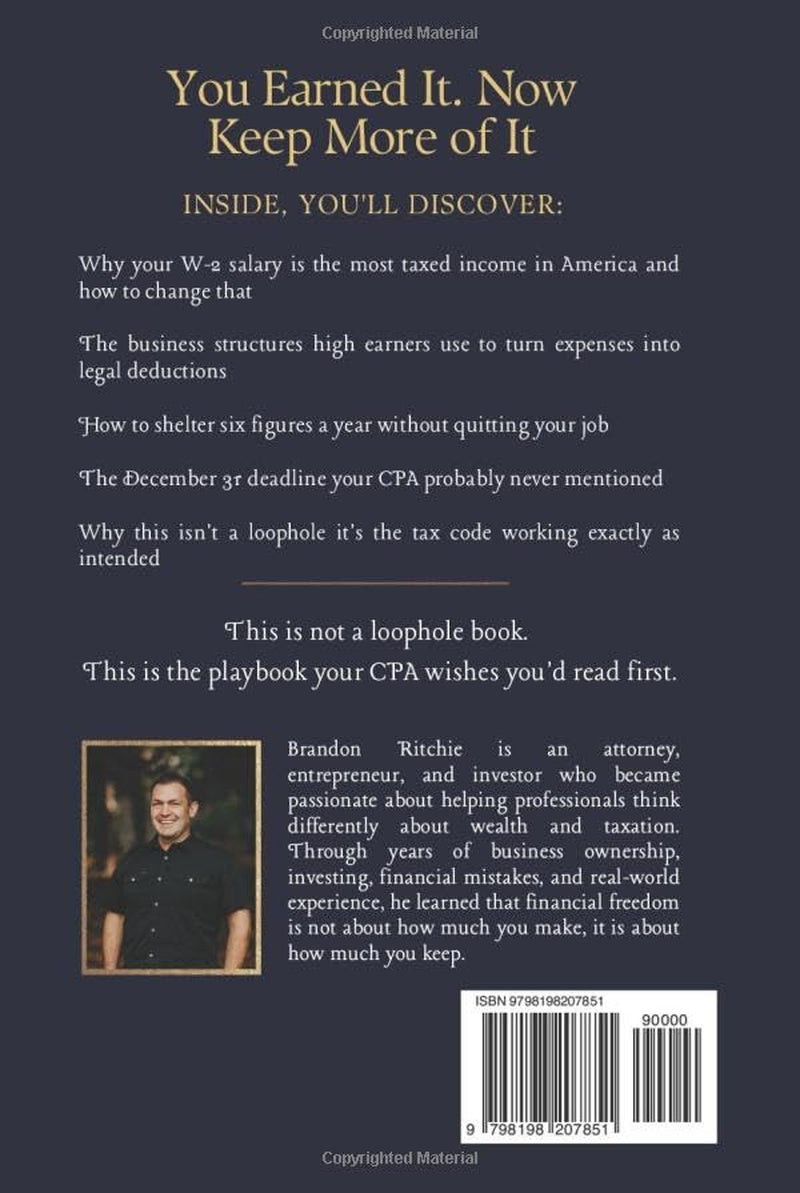 The W-2 Tax Advantage: How High-Earning Professionals Use a Simple Side Business to Legally Pay Less in Taxes, Save $10,000+ Every Year, and Build Real Wealth Without Quitting Their Day Job