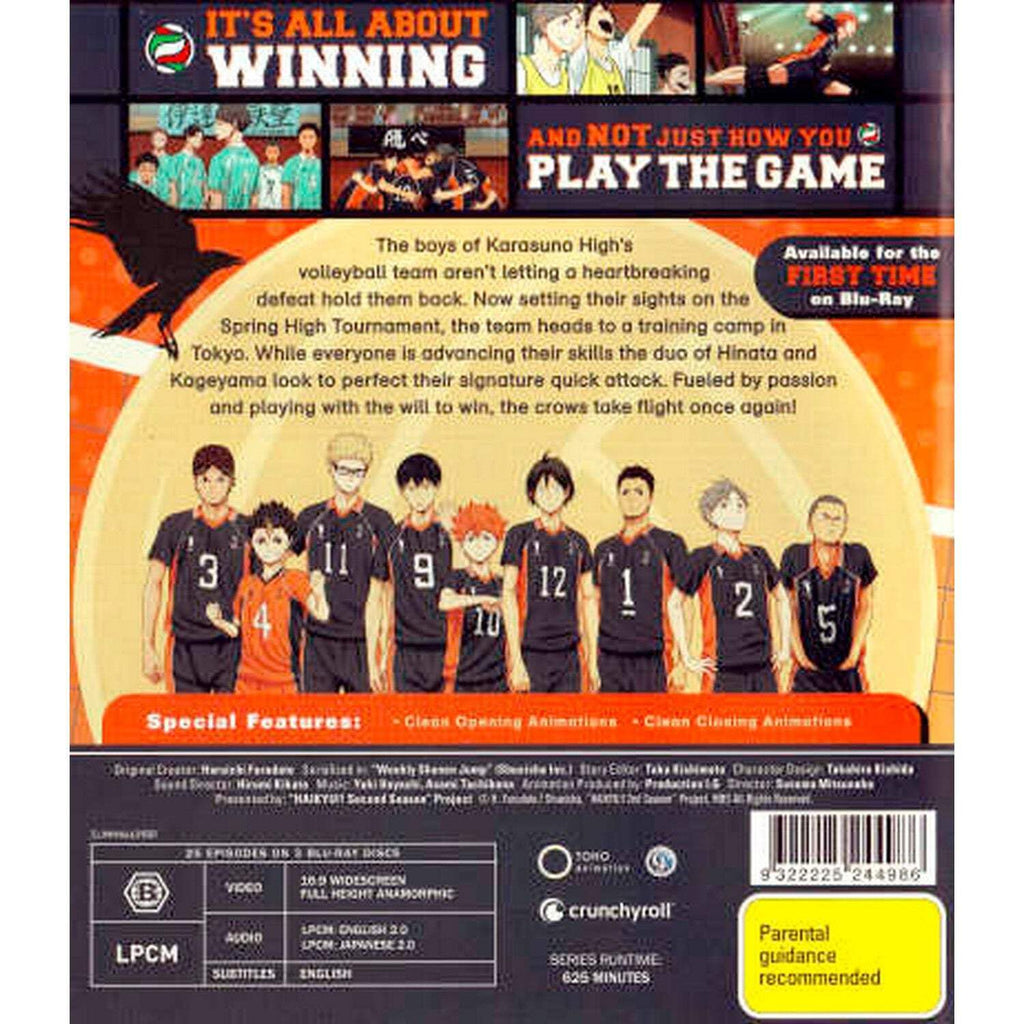 Haikyu!! (Season 2) ( Haikyuu!! ) [ NON-USA FORMAT, Blu-Ray, Reg.B Import - Australia ]