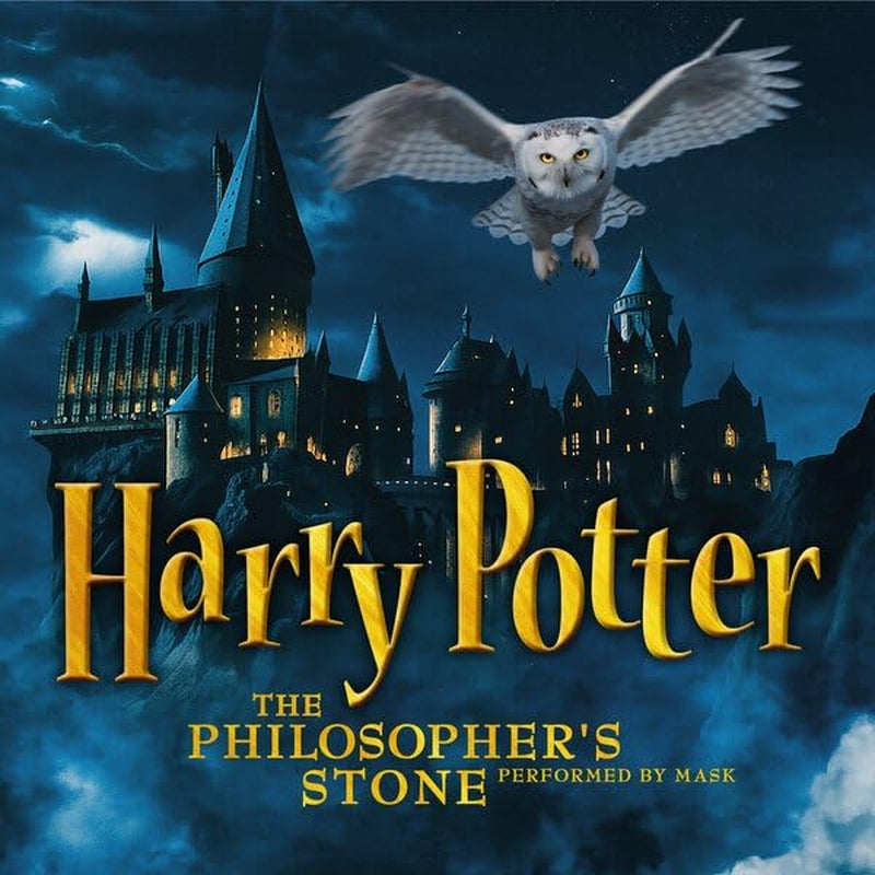 Harry Potter - Sorcerer's Stone / Philosopher's Stone / by Mask Limited Color Edition / White-Blue Marble LР | ONLY 500 Copies Worldwide!
