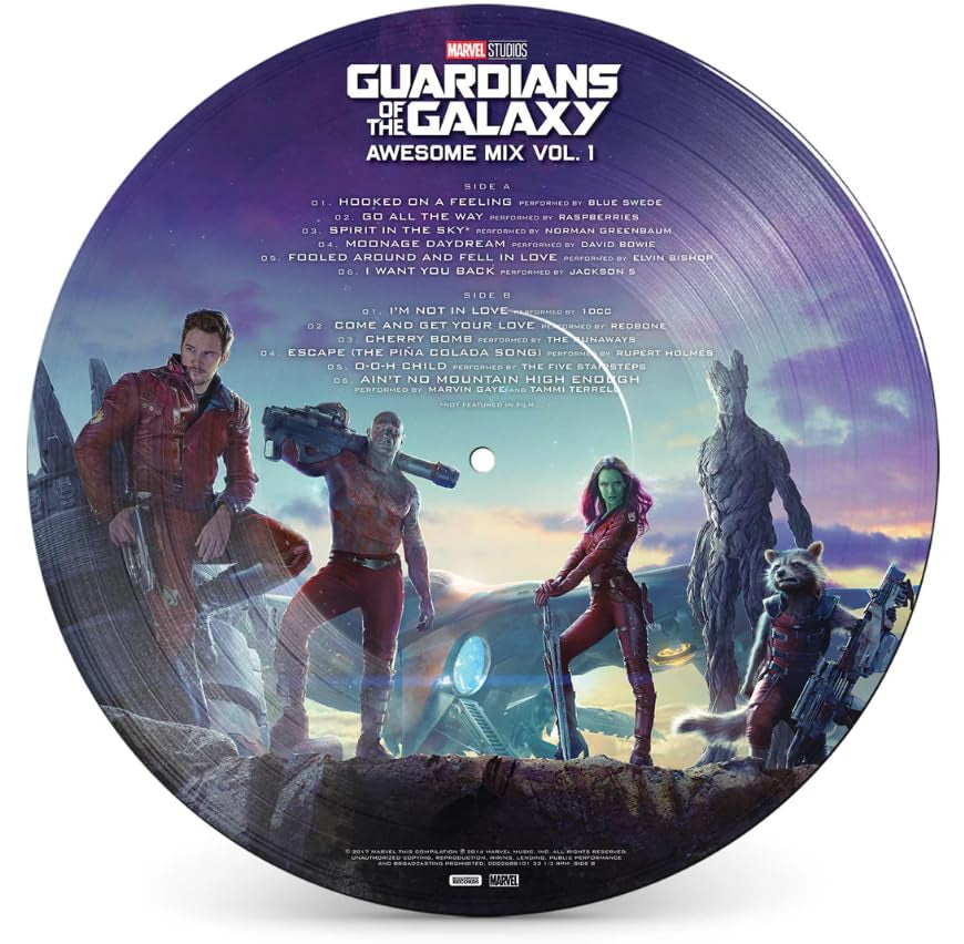 Guardians Of The Galaxy: Awesome Mix Vol. 1 / Vol. 2 Collection Colored Picture LР