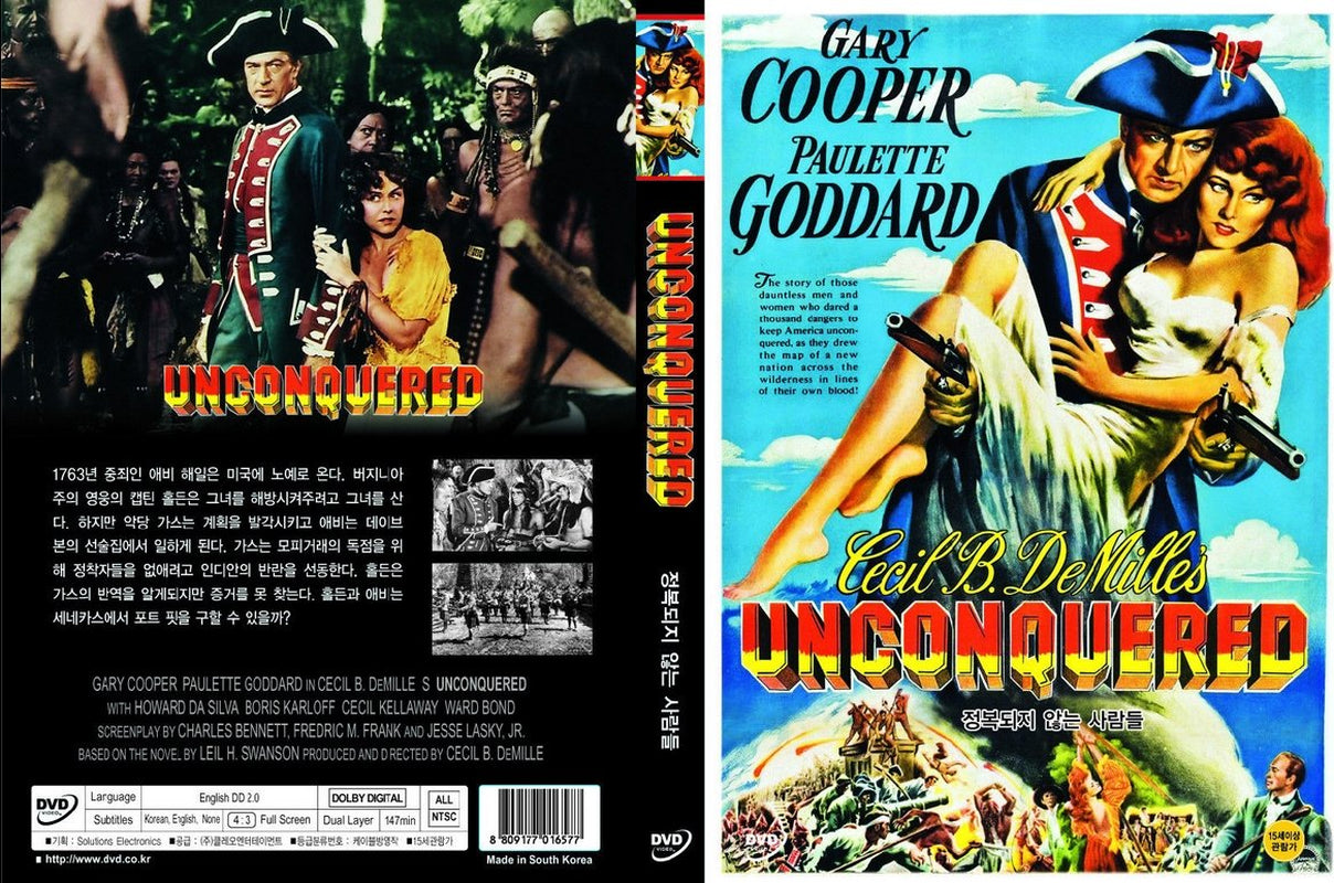 Unconquered DVD (Import,region Free,sealed,new)