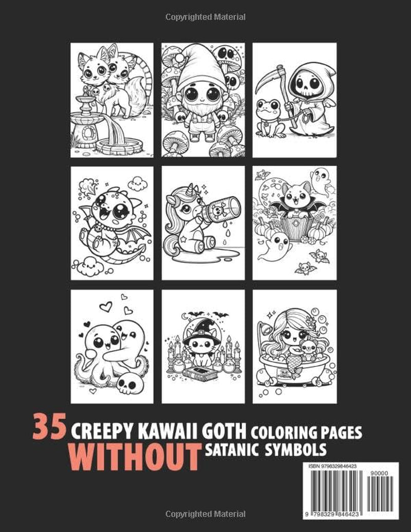 Creepy Kawaii: Pastel goth coloring book (Creepy Kawaii Coloring Book)