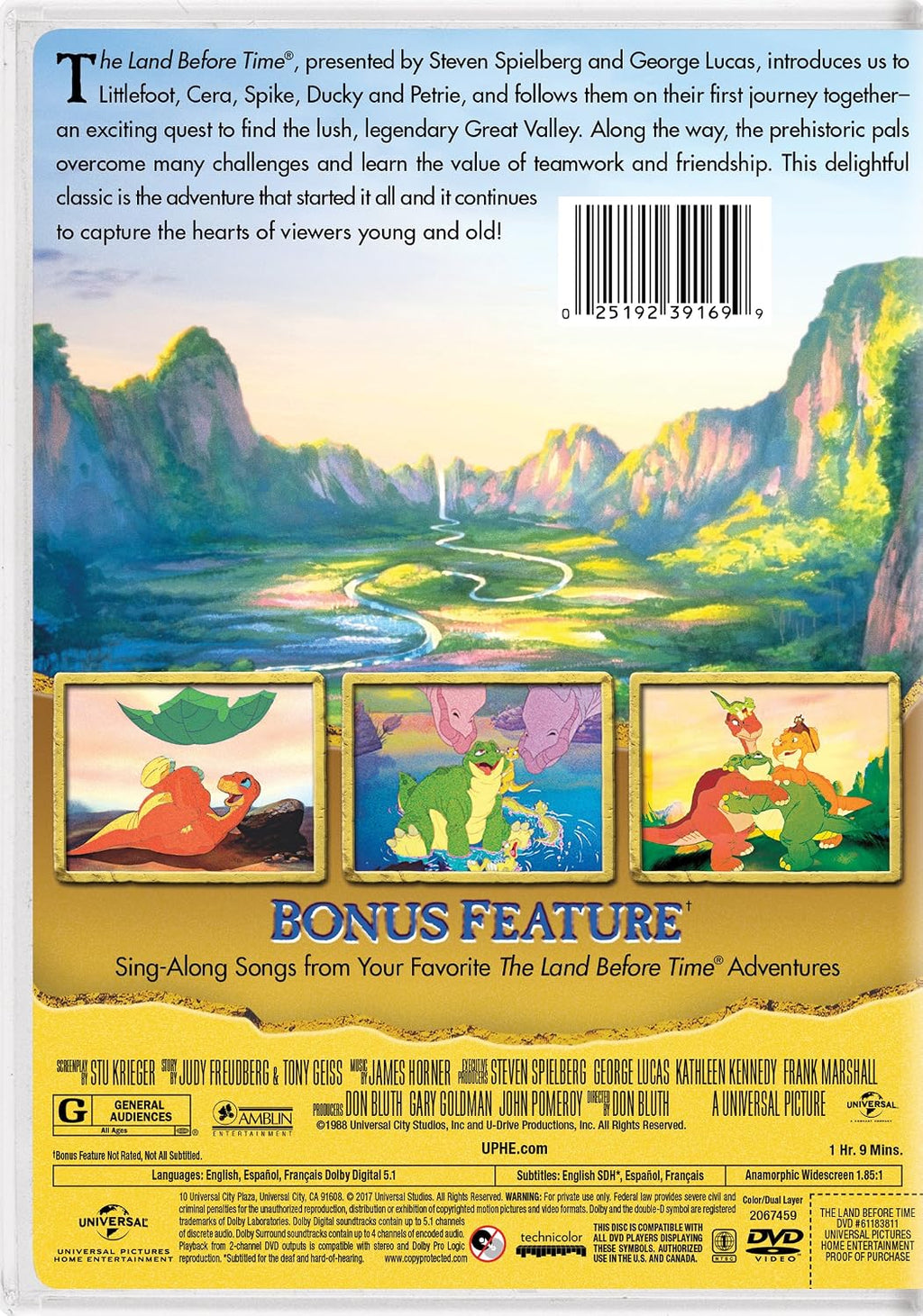 The Land Before Time [DVD]
