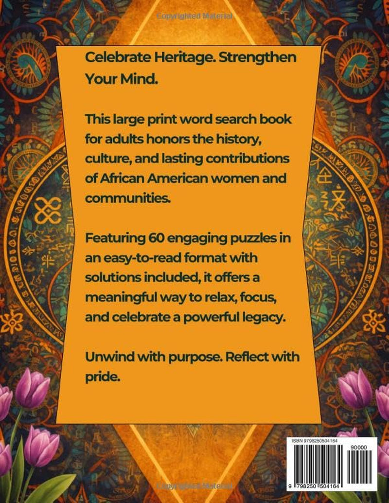 Black Women Word Search for Adults Large Print Puzzle Book Celebrating History Culture and Achievement: African American Women Word Search Featuring ... Series Celebrating African American Culture.)