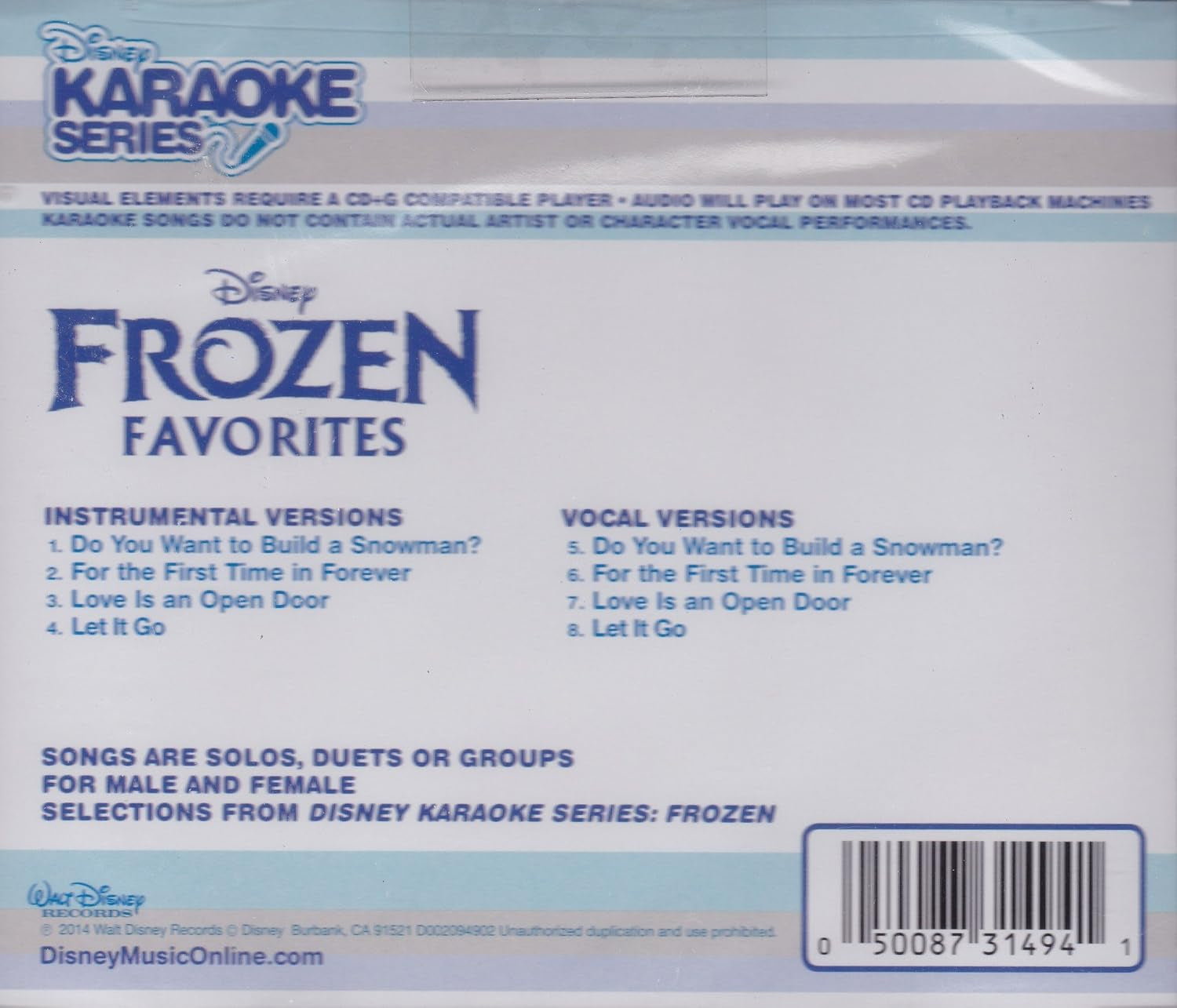 Disney Series: Frozen Favorites / Various