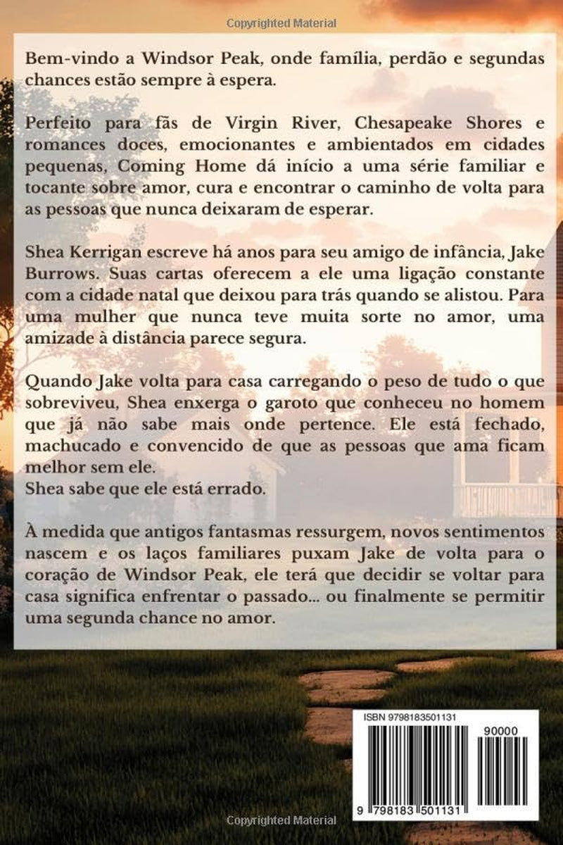De Volta ao Lar: Um romance doce de cidade pequena (Série Windsor Peak: Lar) (Portuguese Edition)