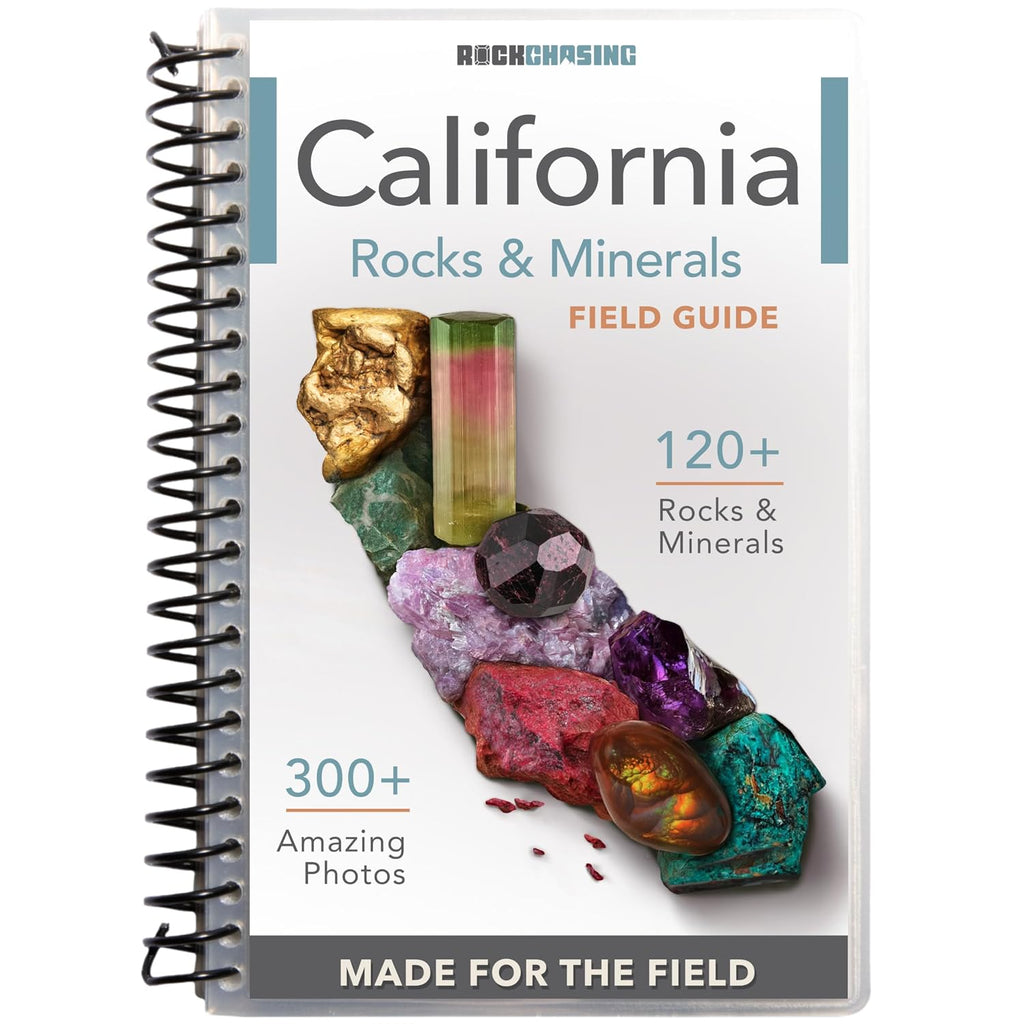 California Rocks And Minerals Identification Field Guide | Waterproof | Easily Find And Identify California Crystals, Rocks, Minerals, and Gems | Ideal for Rockhounds, Hikers, Beginners & Kids
