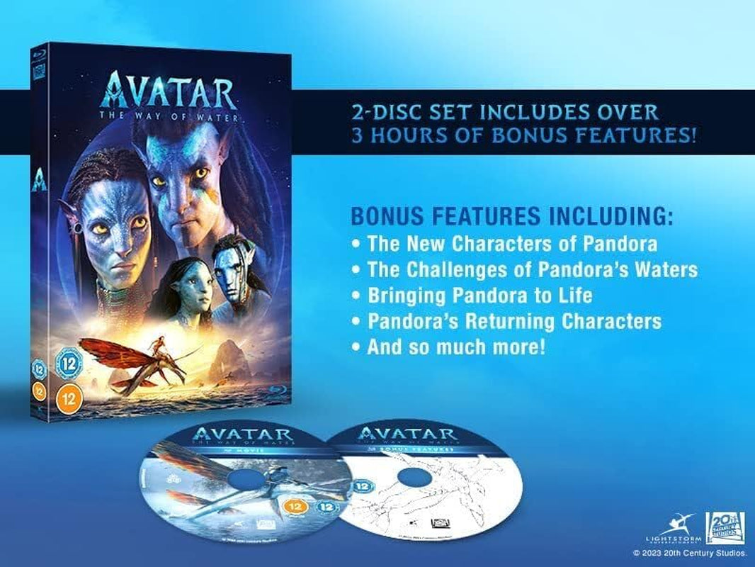 Avatar: The Way of Water (2-Disc Set & Bonus Features) [Blu-ray] [Region Free]