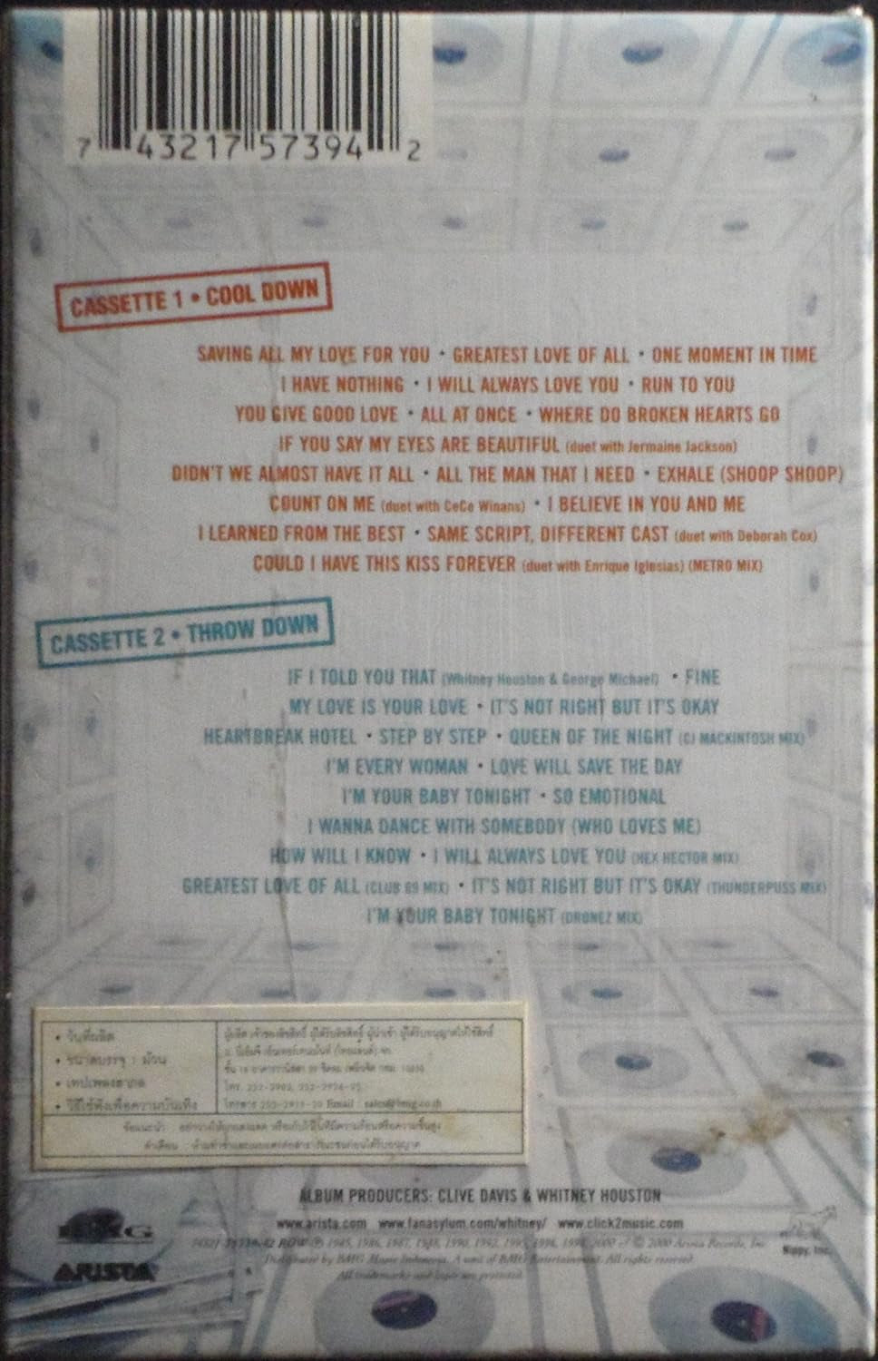 Whitney Houston Greatest Hits