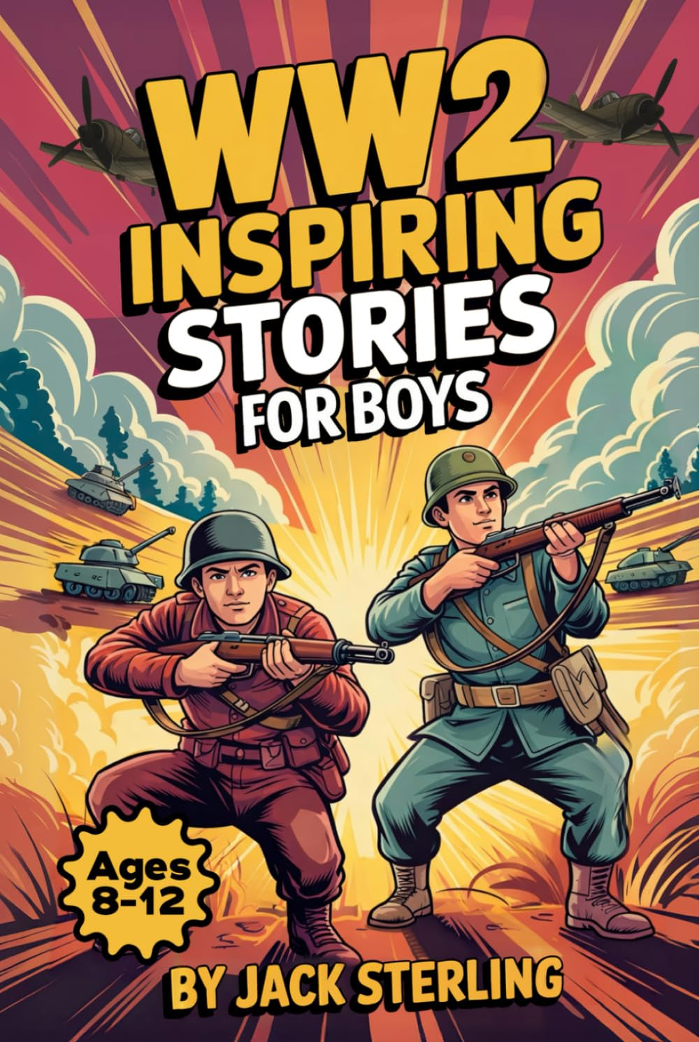 WW2 Inspiring Stories For Boys Ages 8-12: Incredible True Tales Of Bravery, Hope, And World War II History Featuring Courageous Heroes, Epic Battles, And Fascinating Facts For Young Readers