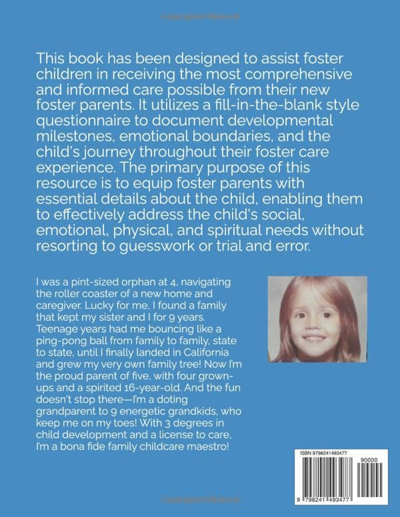 All About ME: Fill-out-style notebook to help children transitioning in foster care