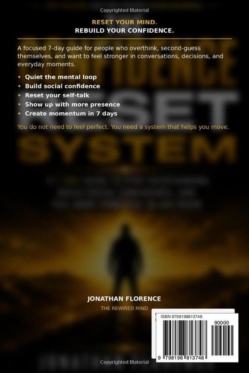 The Confidence Reset System: A 7-Day Guide to Stop Overthinking, Build Social Confidence, and Feel More Powerful in Any Room (Rewired Mind)