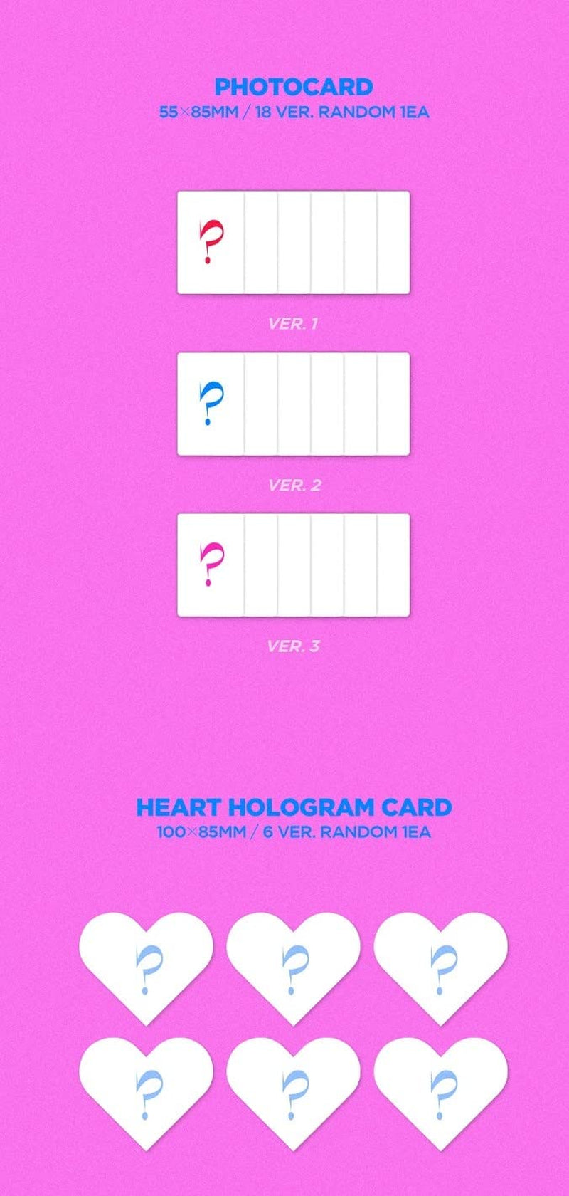 Love Dive Random Cover incl. 96pg Photobook, Photocard + Heart Hologram Card