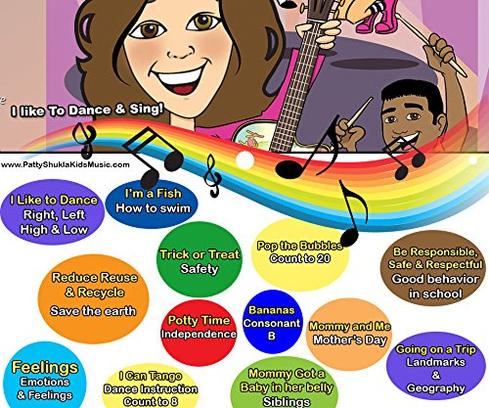 I Like to Dance and Sing with Miss Patty Kids Learning Songs for Toddlers DVD