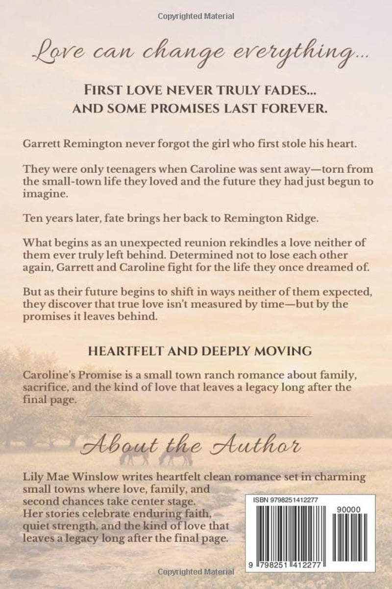 Caroline's Promise: A Remington Ridge Novel (Remington Ridge Series)