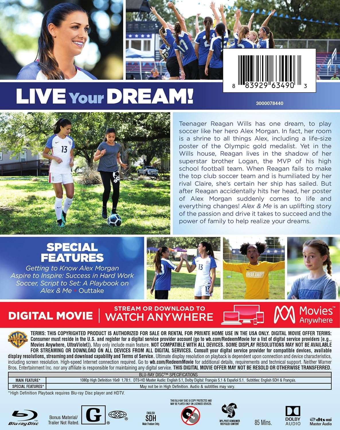 Alex & Me (Blu-ray)