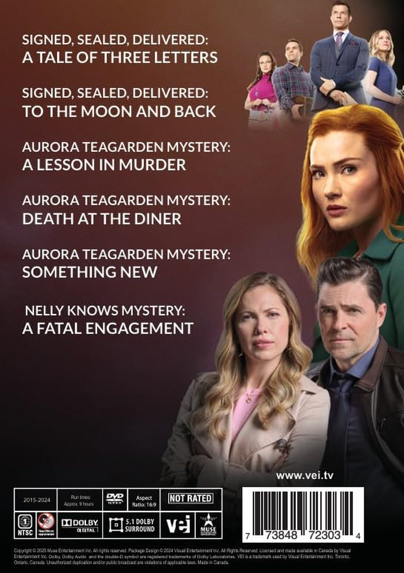 6 Mystery Movie Collection: Includes A Tale of Three Letters, To the Moon and Back, A Lesson in Murder, Death at the Diner, & More [DVD]
