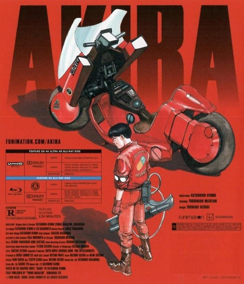 Akira: Movie by Katsuhiro Otomo [4K Ultra HD + Blu-ray]