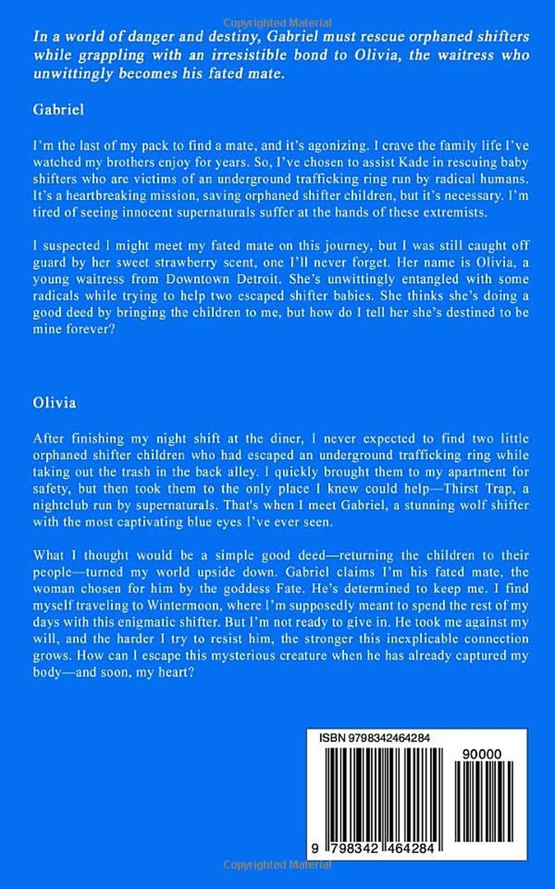 Claiming Gabriel: A Dark Paranormal Romance (Fated Mates)