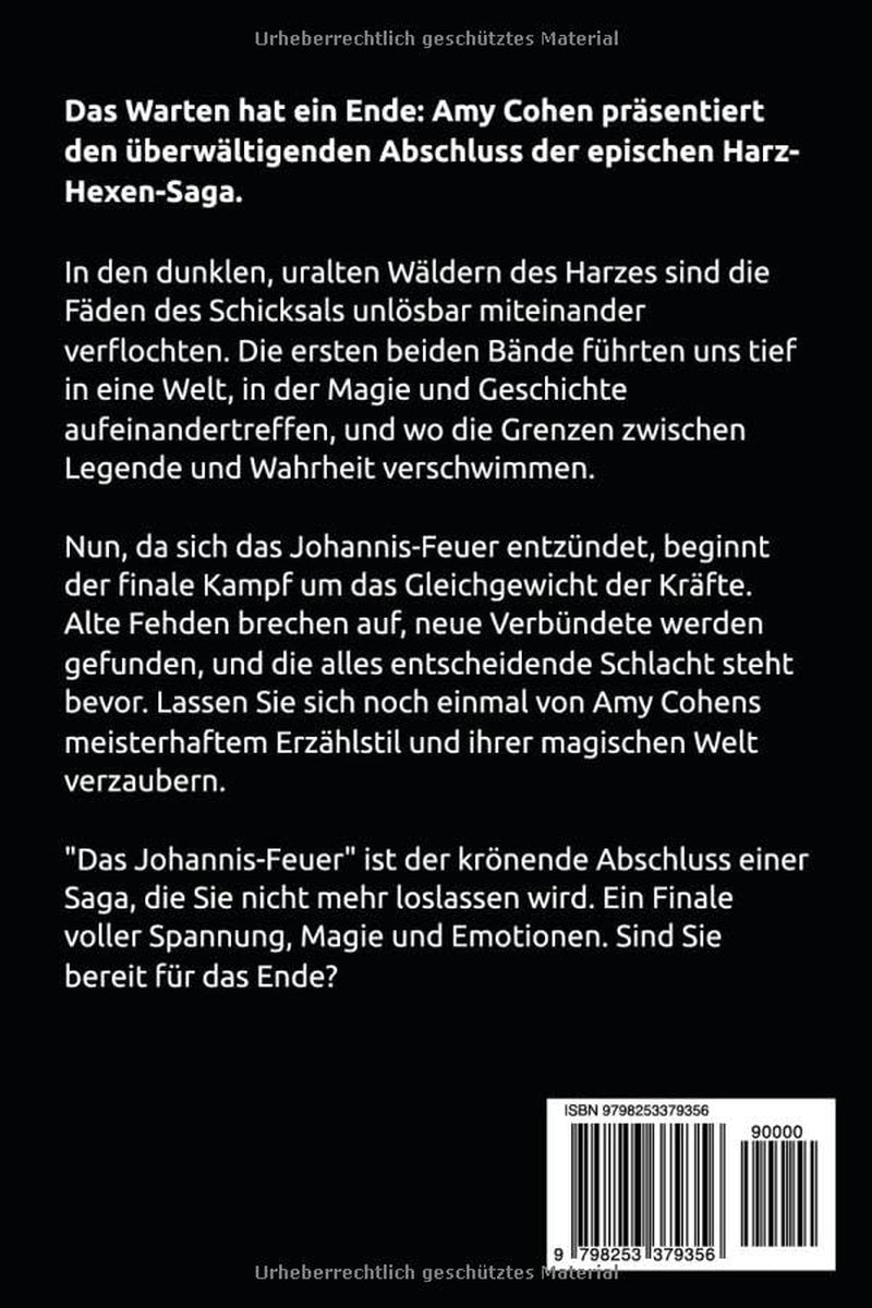 Das Johannis-Feuer: Die Harz-Hexen-Saga: Band 3 (German Edition)