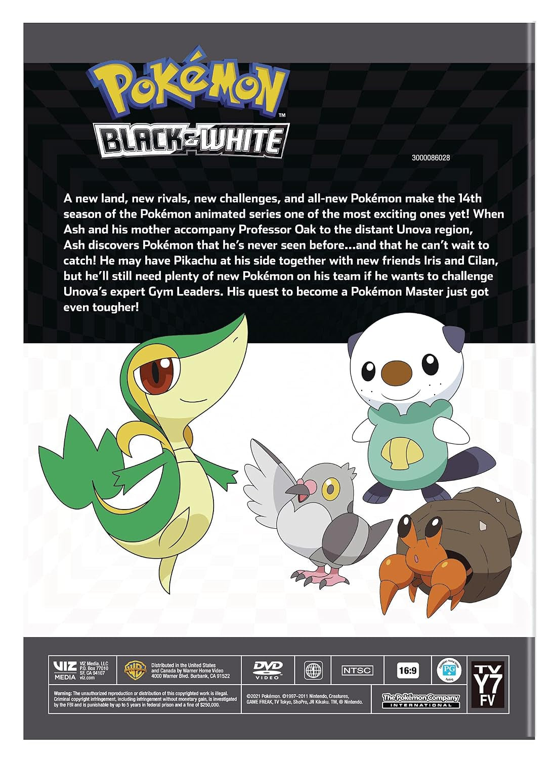 Pokemon The Series: Black and White Complete Season(DVD)