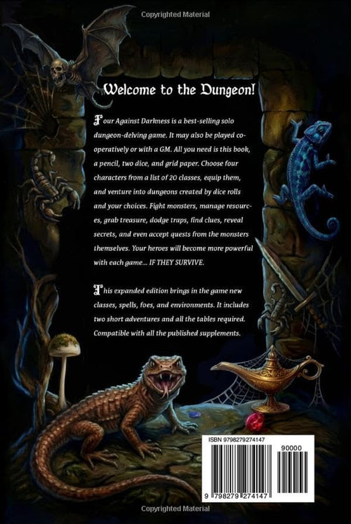 Four Against Darkness: Expanded Edition A Solo Fantasy Adventure game