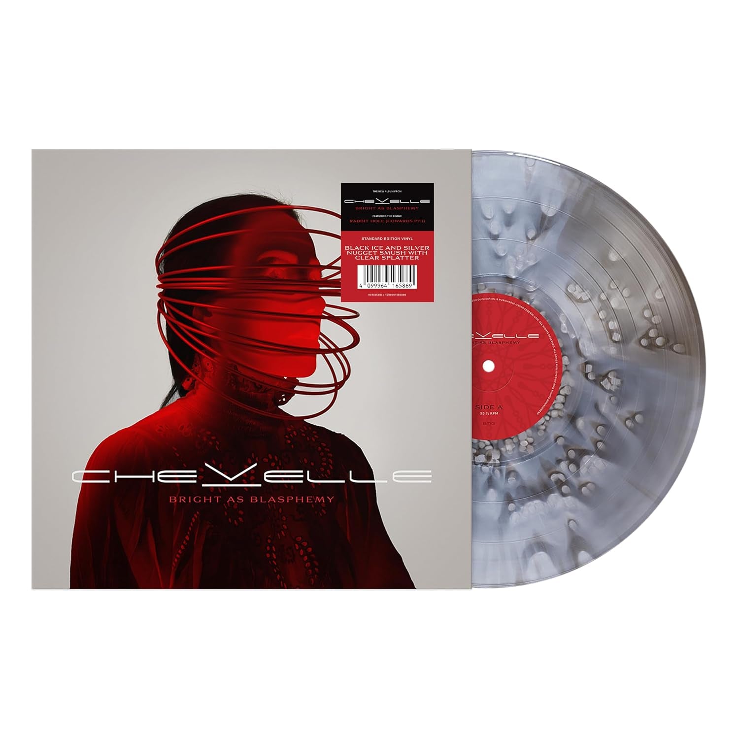 Bright as Blasphemy Black Ice/Silver Nugget/Clear Splatter