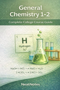 General Chemistry 1-2 Pocket Guide: Gen Chem 1-2 Summary (Course Summaries)
