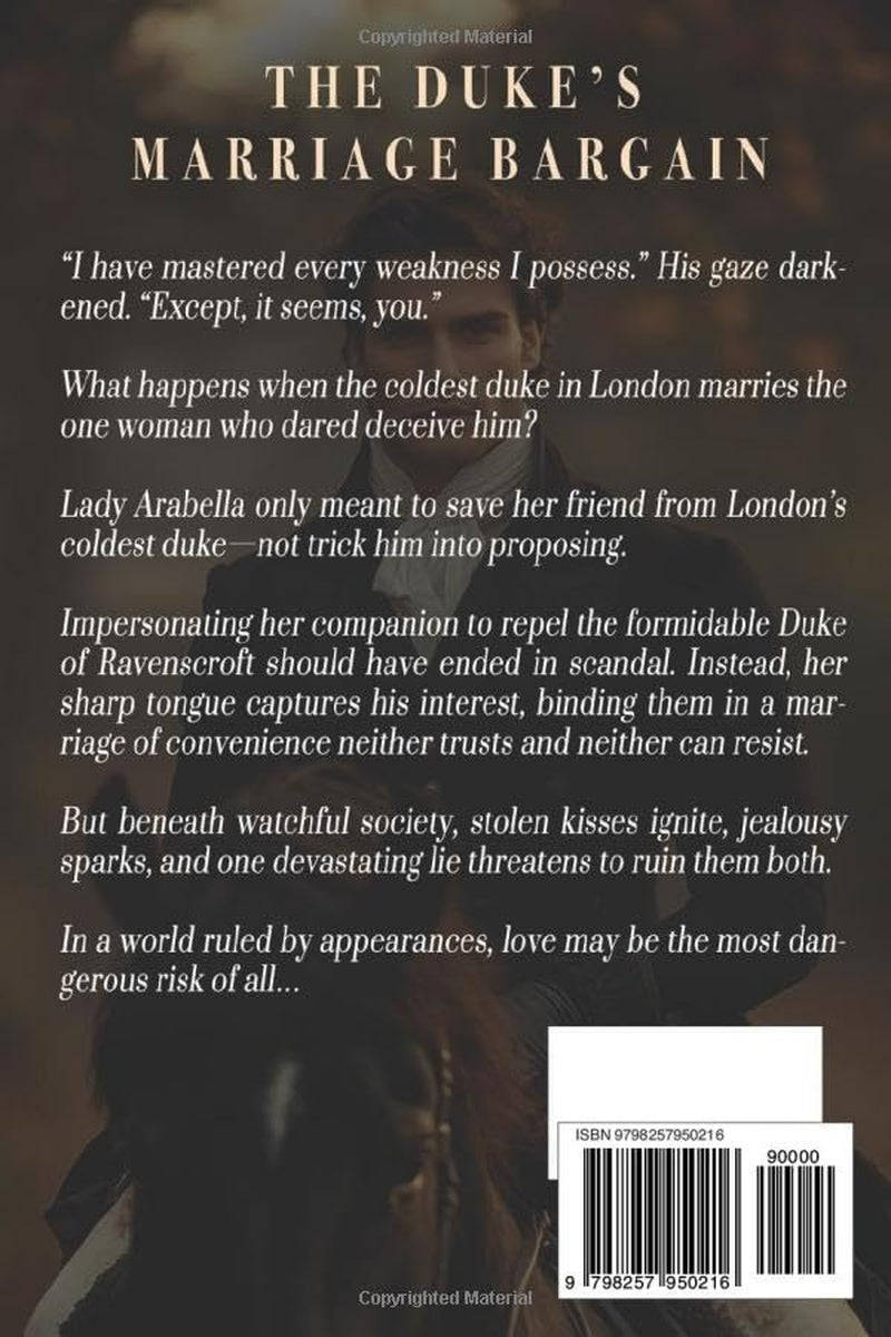 The Duke's Marriage Bargain: A Steamy Regency Romance Book (Dukes of Sin and Scandal)