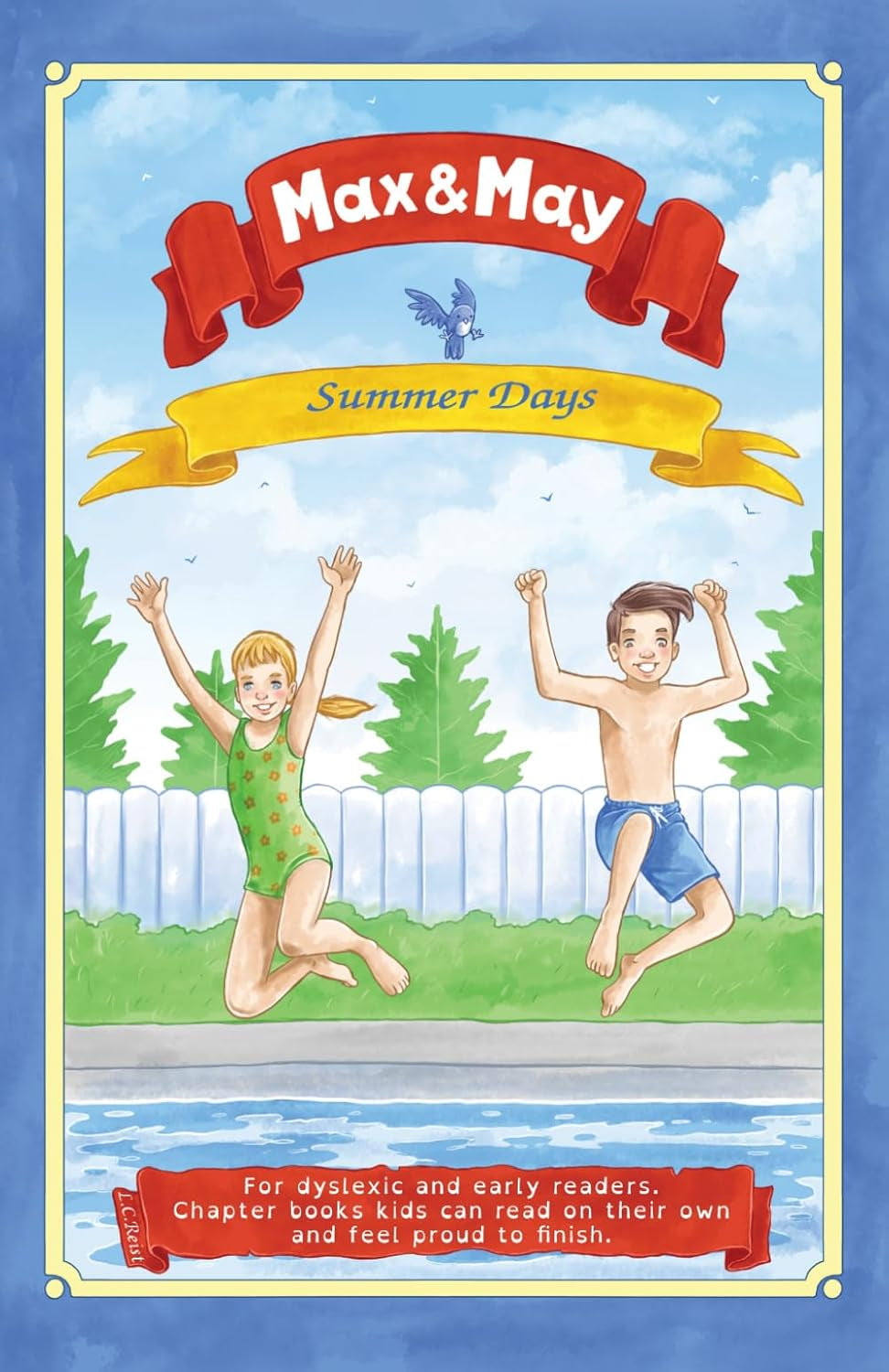 Max & May Summer Days: Dyslexia-Friendly Decodable Beginner Chapter Book for Early and Struggling Readers Ages 6-10 (Max & May (Dyslexia-friendly decodable beginner chapter books for kids ages 6-10))