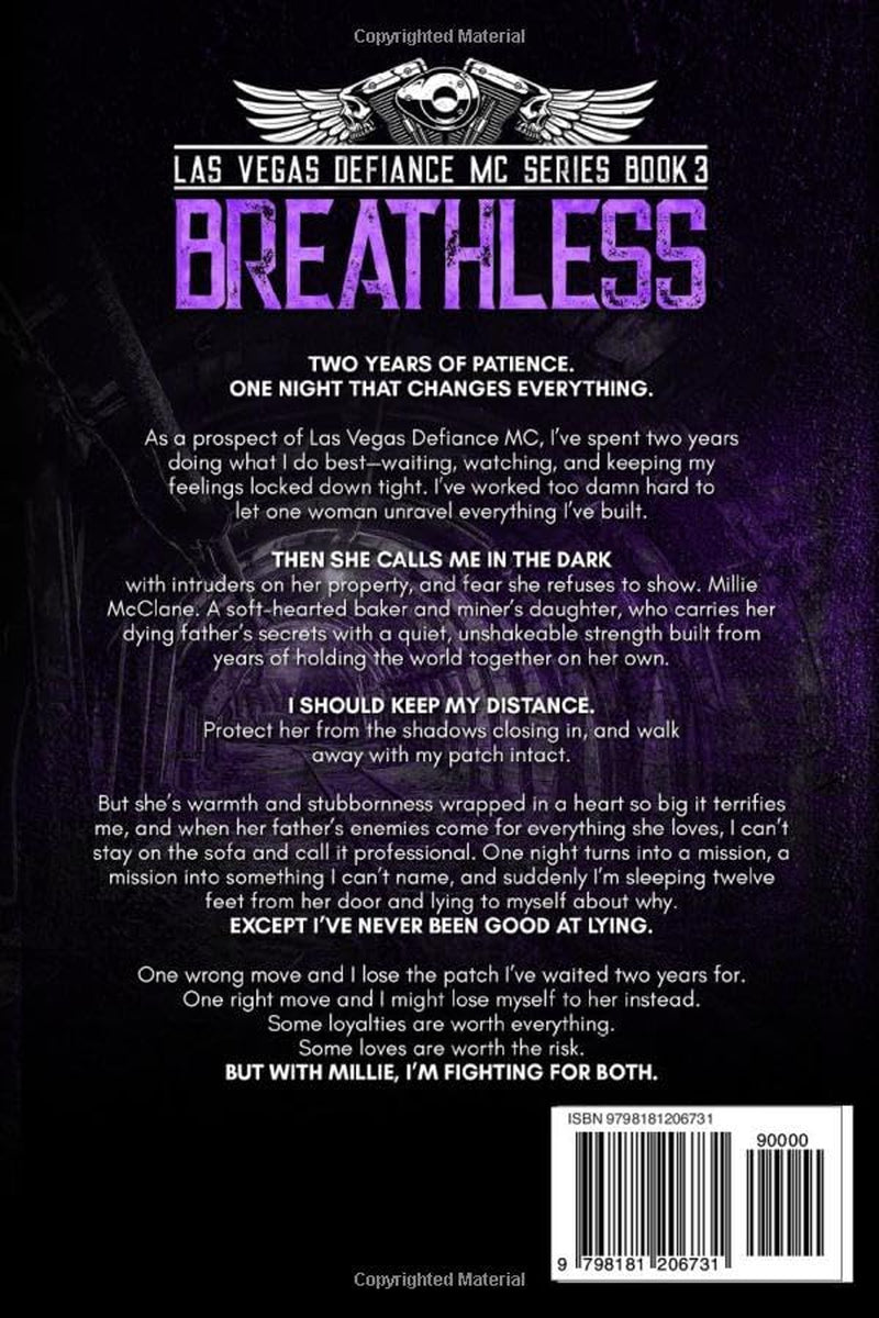 Breathless (The Las Vegas Defiance MC Series)