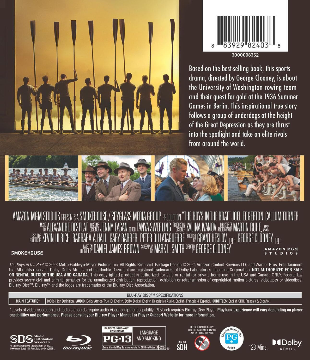 Boys in the Boat, The (BD) [Blu-ray]