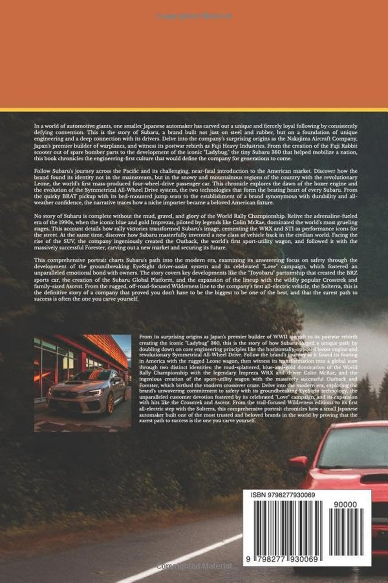 Subaru: Portrait of a Japanese Automobile Company