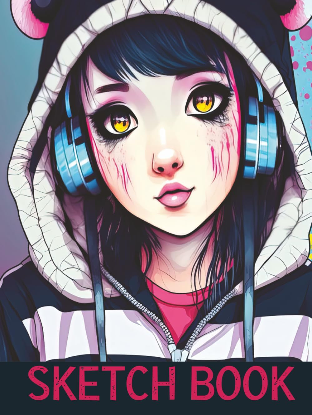 Sketch Book: Anime Manga Sketch Book For Teen Girls For Drawing And Sketching.