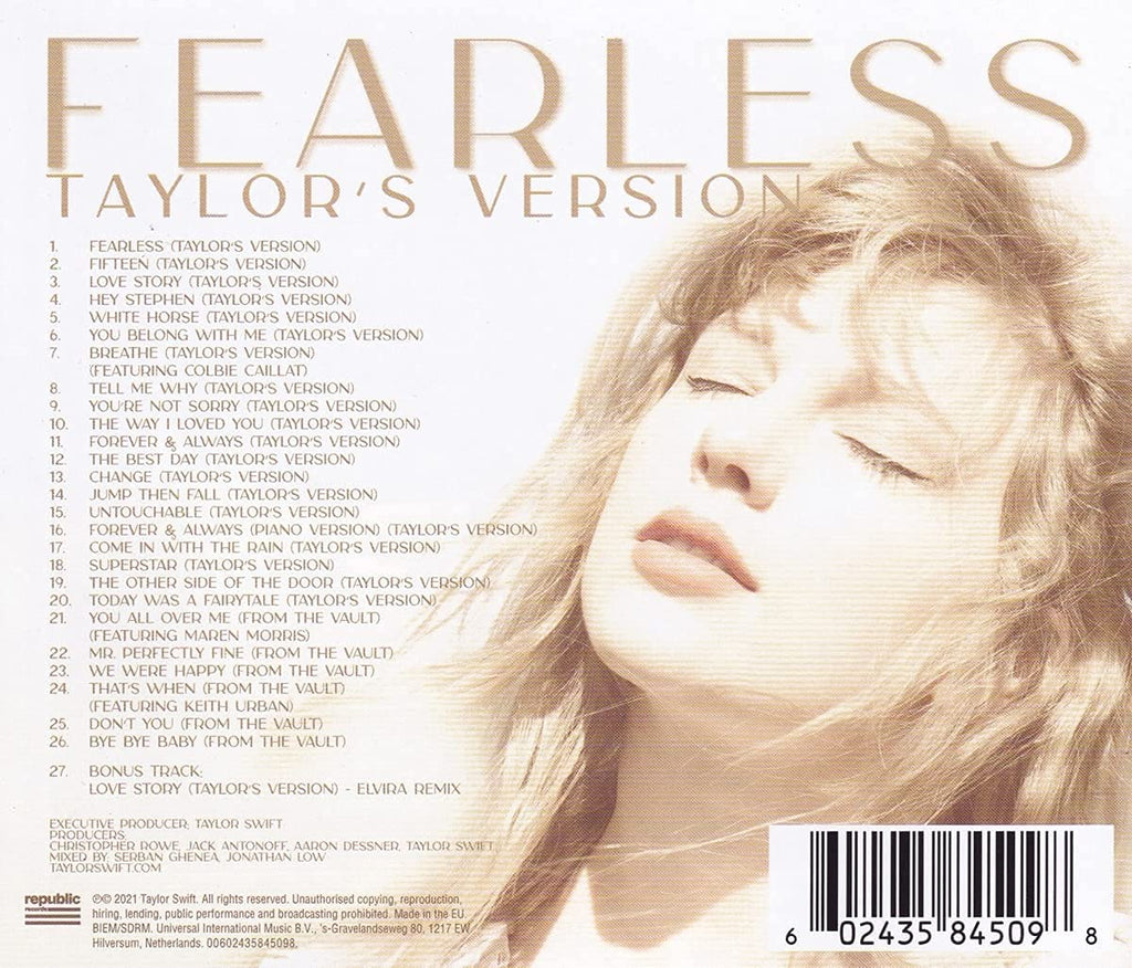 Fearless Taylor's Version — Taylor Swift
