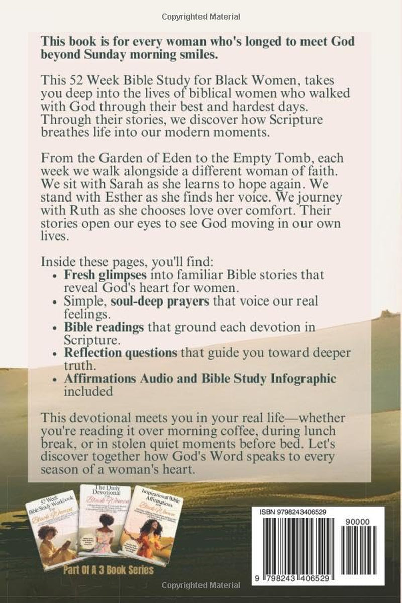 The 52-Week Bible Study Workbook for Black Women: A Year of Inspiring Scriptures Based on The Women of The Bible to Deepen Your Faith in God - 365 ... Gift Books) (Christian Books For Black Women)
