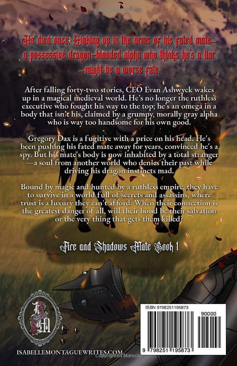 Emberfall: A MM Omegaverse Fantasy Romance (Fire and Shadows Mate Book 1)