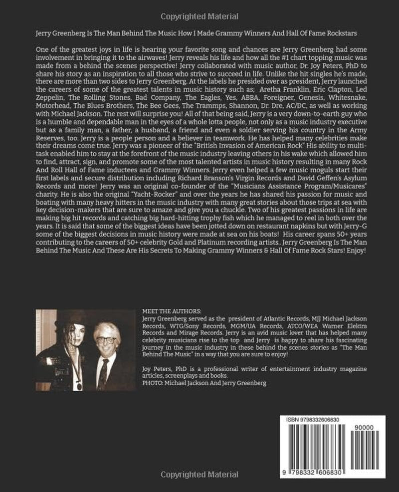 WHOLE LOTTA MUSIC: How I Made Grammy Winners And Hall Of Fame Rockstars! Jerry Greenberg Is The Man Behind The Music