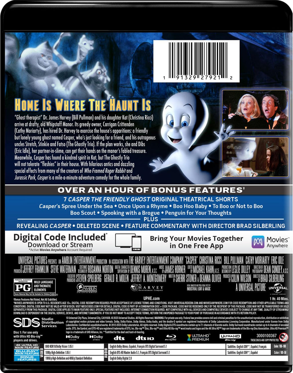 Casper - 4K Ultra HD + Blu-ray + Digital